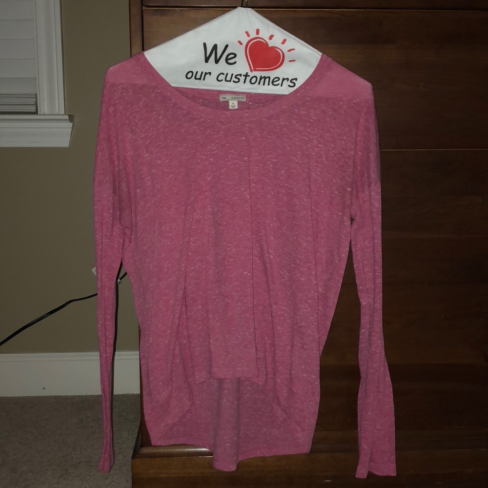 Pink long sleeve shirt